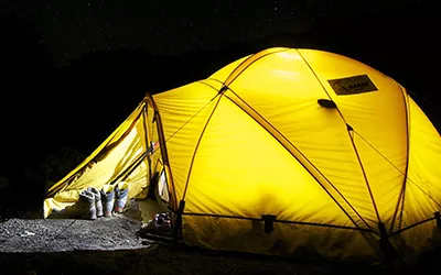Как установить палатку