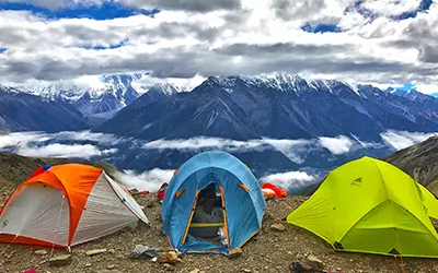Как организовать туристический лагерь в пешем походе?